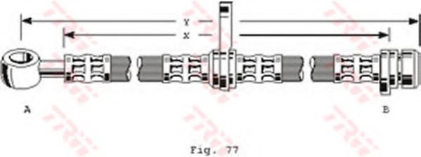 TRW PHD331 Brake Hose